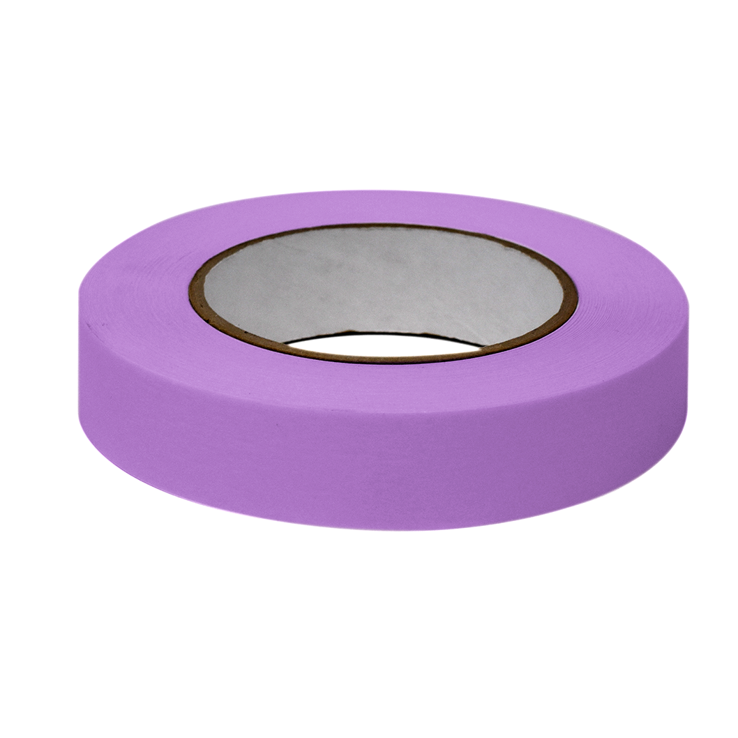 Globe Scientific Labeling Tape, 1" x 60yd per Roll, 3 Rolls/Case, Violet  